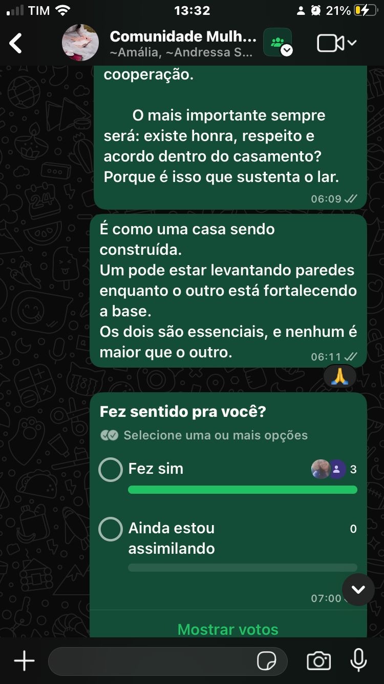 Print da comunidade